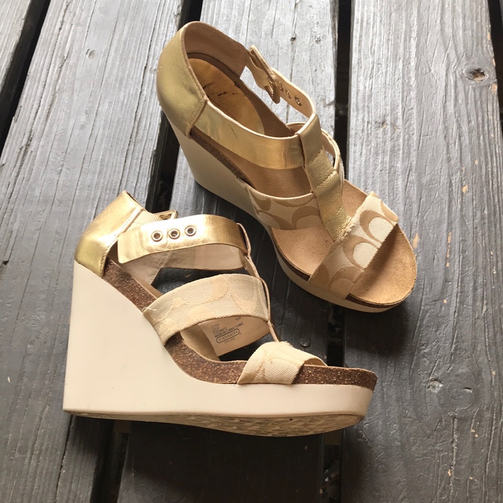 Coach wedges